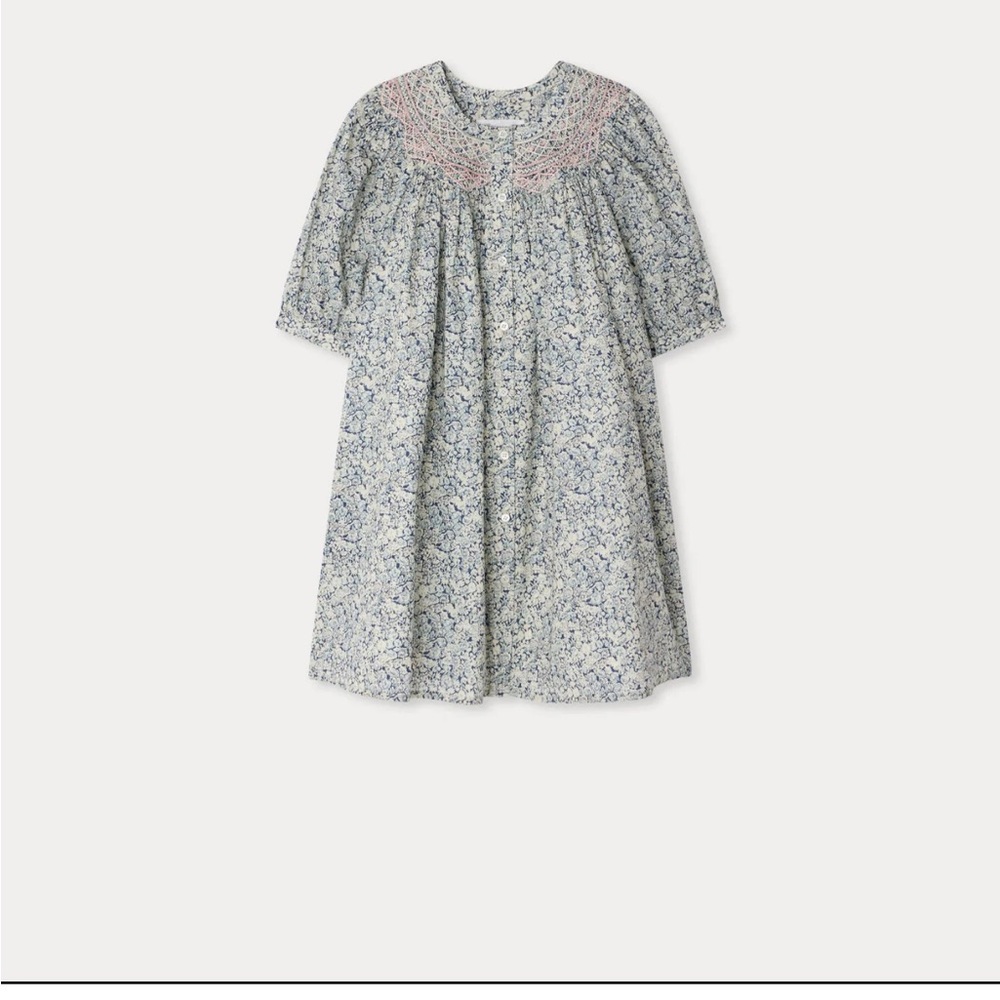 Bonpoint SS26 Ladwiga Smocked Dress